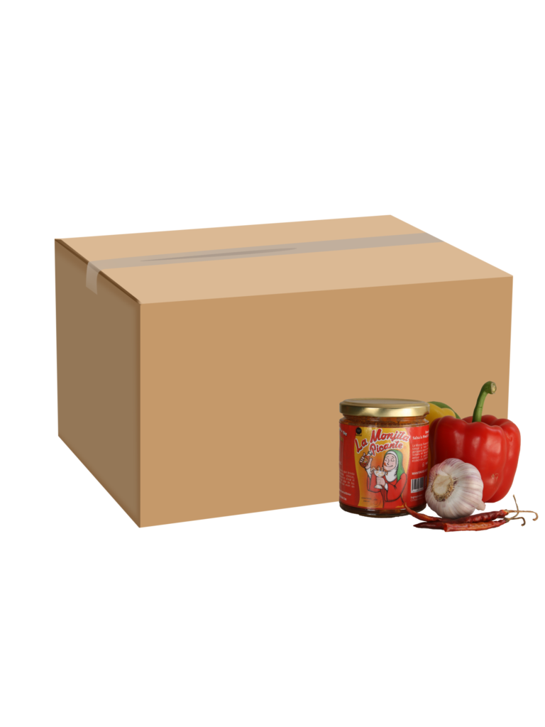 Caja de 12 salsas de Morrón